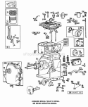 Cylinder Piston Mufflers Diagram and Parts List for 081231-0245-98  Briggs and Stratton Engine